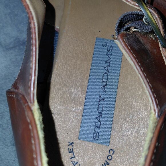 Stacy Adams Huaraches Fisherman Sandal Shoes Mens 11M Brown Comfort Flex Leather - Picture 9 of 13